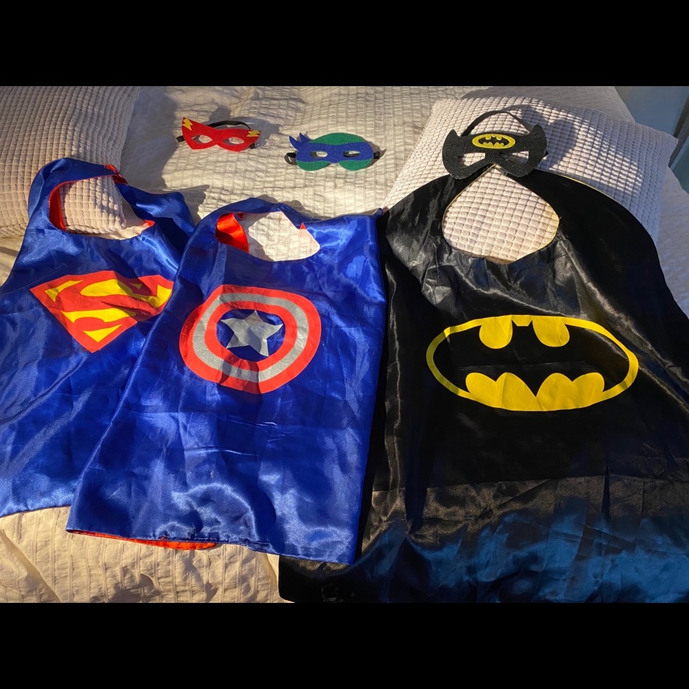 Superhero’s capes and masks